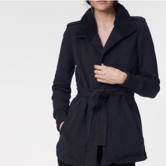 James Perse Jackets & Blazers - James Perse Surplus Wrap Jacket Black Size 1 Small